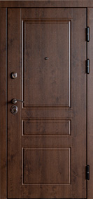Внешняя отделка дверей для квартир Орегон дуб