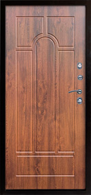 МДФ панели внутренней отделки входных дверей Арка дуб