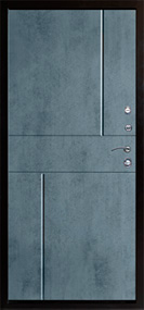 МДФ панели внутренней отделки входных дверей Горизонт бетон темный